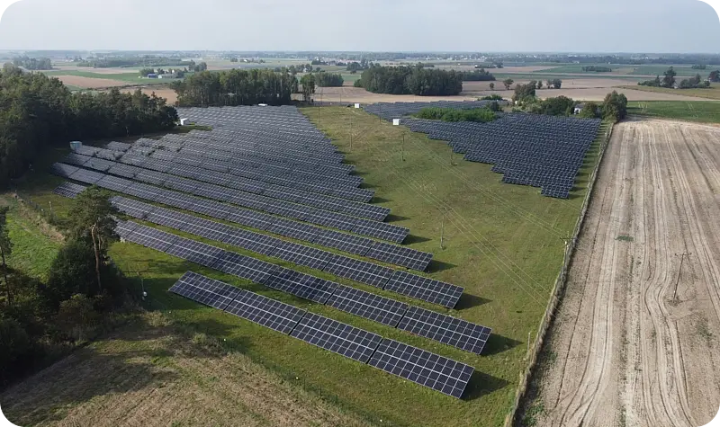 Staroźreby industrial ground solar milestone
